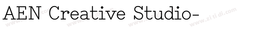 AEN Creative Studio字体转换